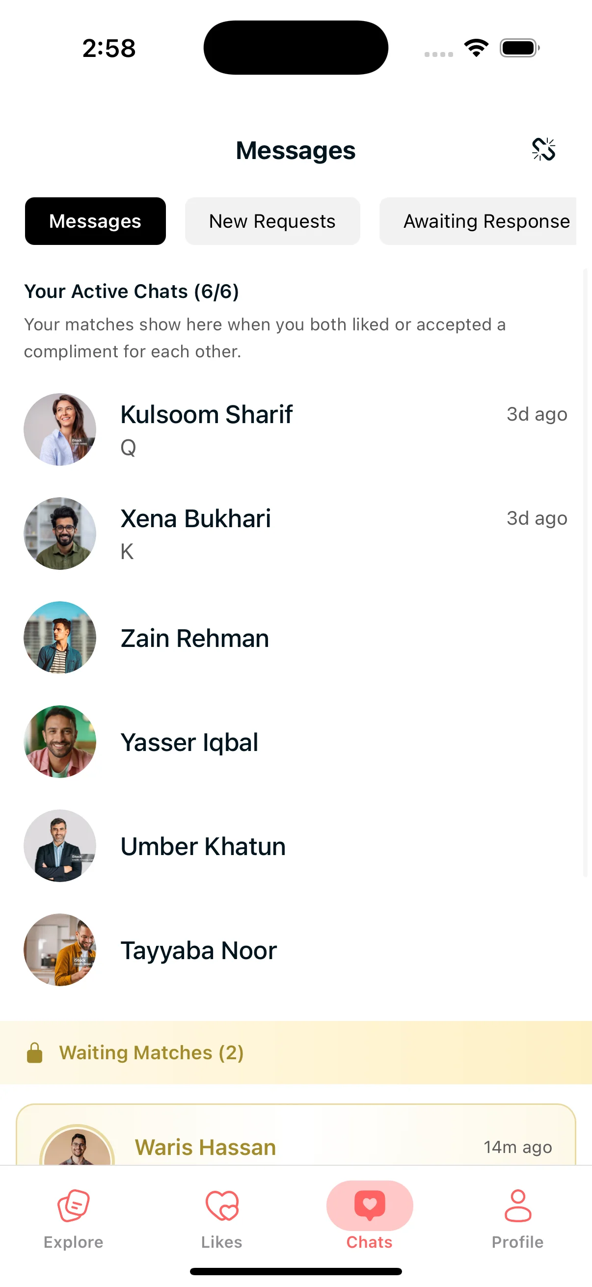 More Active Chats